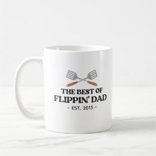 Bester Flippin Vater Spatula Funny Retro Kaffeetasse