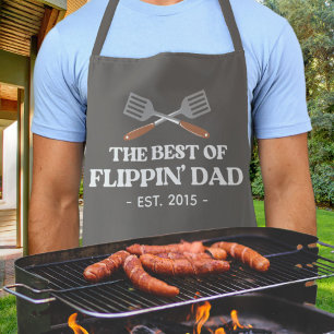 Bester Flippin Vater Spatula Funny Retro Schürze