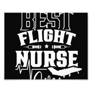 Bester Flugkrankenschwester-Job-Mediziner-Team Fotodruck