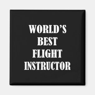 Bester Fluglehrer der Welt - Cfi Pilot Lehrer  Magnet