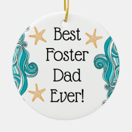 Bester Foster Vater je Starfish Story Adoption Ges Keramikornament