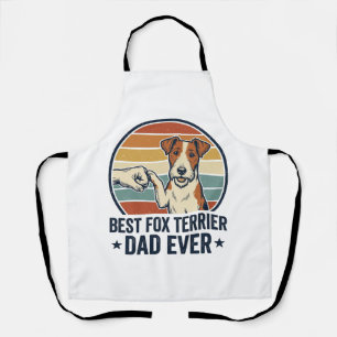 Bester Fox Terrier Vater Aller Zeiten Vintage Hund Schürze