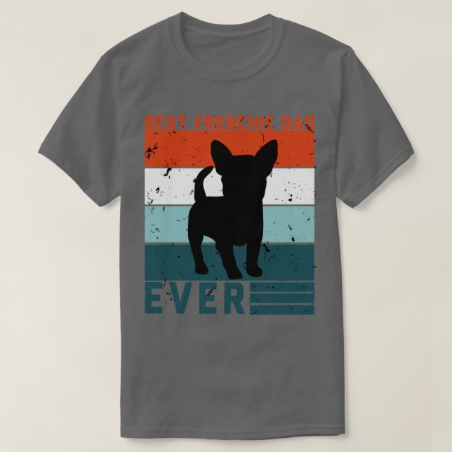 Bester französischer Bulldogge-Liebhaber T-Shirt (Design vorne)
