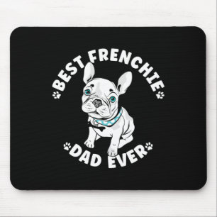 Bester französischer Vater je amerikanischer Bulld Mousepad