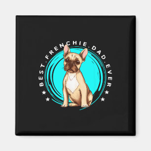 Bester französischer Vater je französischer Bulldo Magnet
