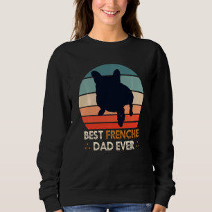 Bester französischer Vater je Hundezüchter Männer Sweatshirt