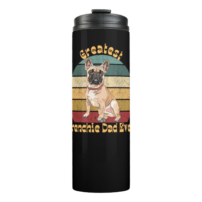 Bester französischer Vater je Thermosbecher (Vorderseite)