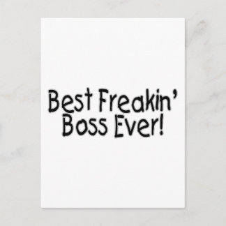Bester Freakin Boss je Postkarte