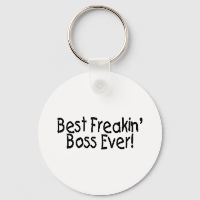 Bester Freakin Boss je Schlüsselanhänger (Vorderseite)
