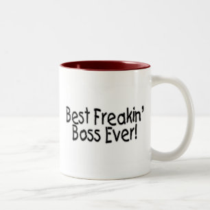 Bester Freakin Chef überhaupt Zweifarbige Tasse