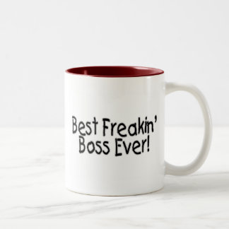 Bester Freakin Chef überhaupt Zweifarbige Tasse