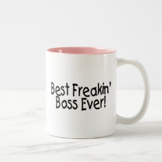 Bester Freakin Chef überhaupt Zweifarbige Tasse