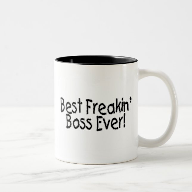 Bester Freakin Chef überhaupt Zweifarbige Tasse (Rechts)