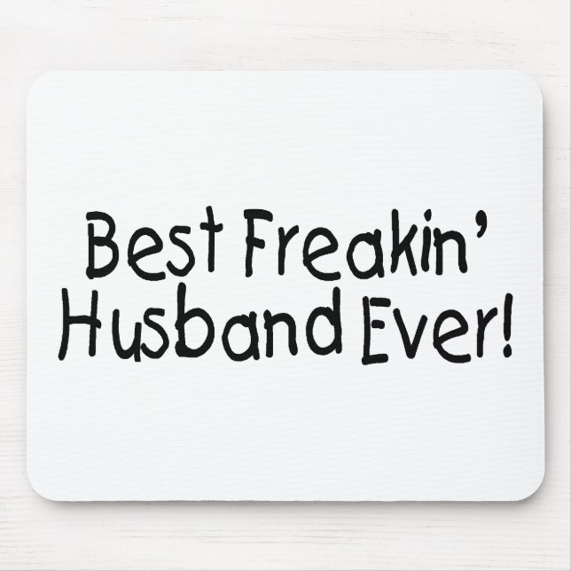 Bester Freakin Ehemann überhaupt Mousepad (Vorne)