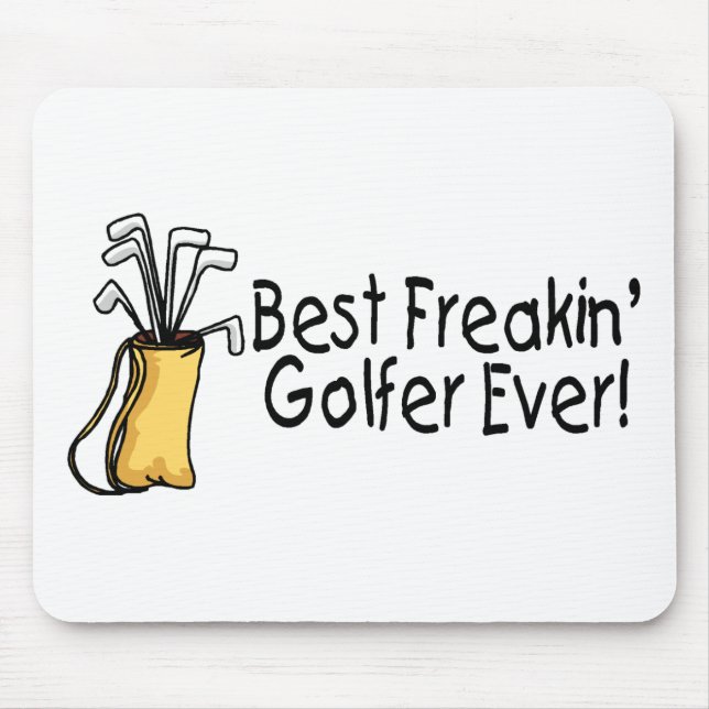 Bester Freakin Golfspieler überhaupt (2) Mousepad (Vorne)