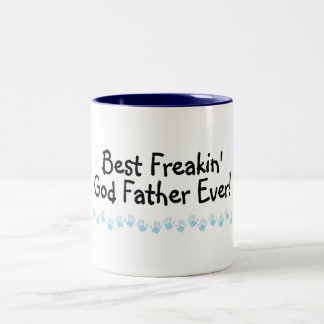 Bester Freakin Gott-Vater überhaupt Zweifarbige Tasse