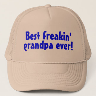 Bester Freakin Großvater überhaupt (Blau) Truckerkappe