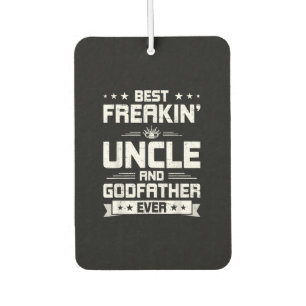 Bester Freakin Onkel und Godvater   Familiengesche Autolufterfrischer