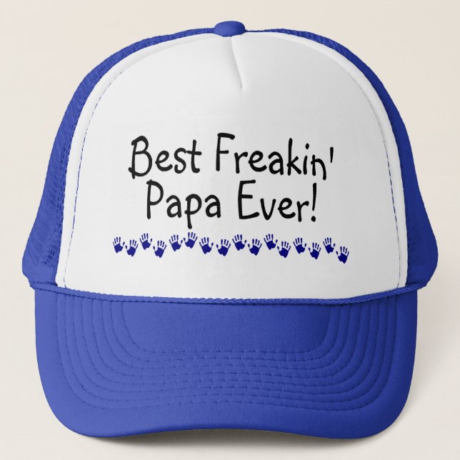 Bester Freakin Papa überhaupt Truckerkappe (Vorderseite)