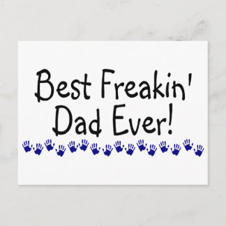 Bester Freakin Vater je Postkarte