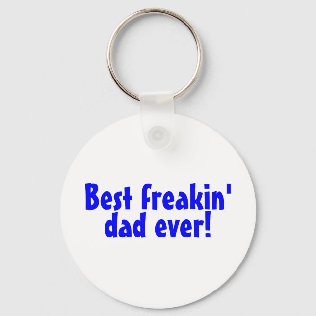 Bester Freakin Vater je Schlüsselanhänger (Vorderseite)