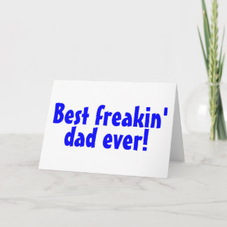 Bester Freakin Vater überhaupt Karte