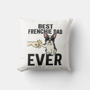 Bester Frenchie-Vater Allerlustigstes Bulldoggen-S Kissen