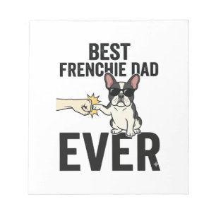 Bester Frenchie-Vater Allerzeit Lustiges Bulldog-S Notizblock