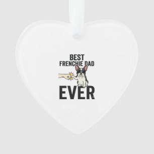 Bester Frenchie-Vater Allerzeit Lustiges Bulldog-S Ornament