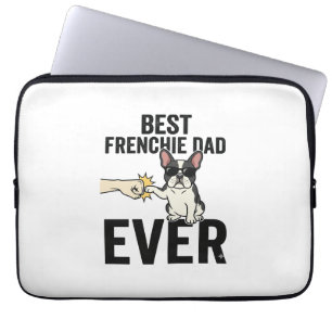 Bester Frenchie-Vater Allerzeit Lustiges Bulldogge Laptopschutzhülle