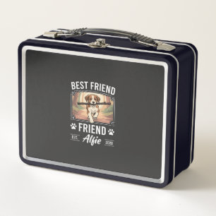 Bester Freund Alfie Hunde Liebhaber Metall Brotdose