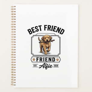 Bester Freund Alfie Vintage-Hundefreund-Design_1 Planer