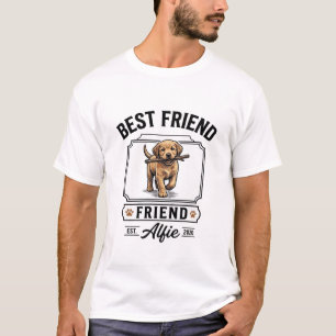 Bester Freund Alfie Vintage-Hundefreund-Design_1 T-Shirt