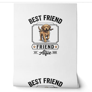 Bester Freund Alfie Vintage-Hundefreund-Design_1 Tapete