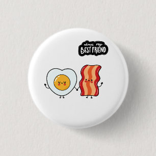 Bester Freund Bacon und Eier Button