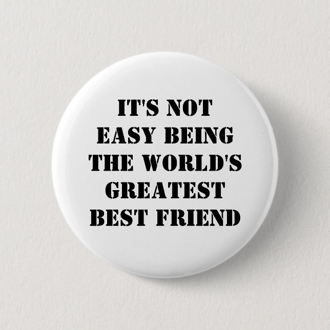Bester Freund Button (Vorderseite)