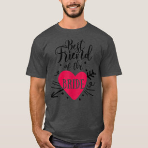 Bester Freund des Bride Arrow Herzens für Bachelor T-Shirt