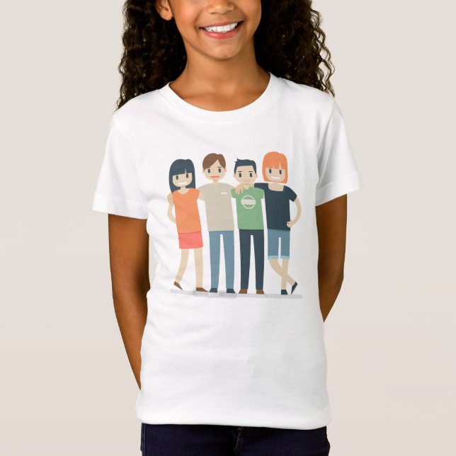 Bester Freund für 4 T-Shirt (Vorderseite)