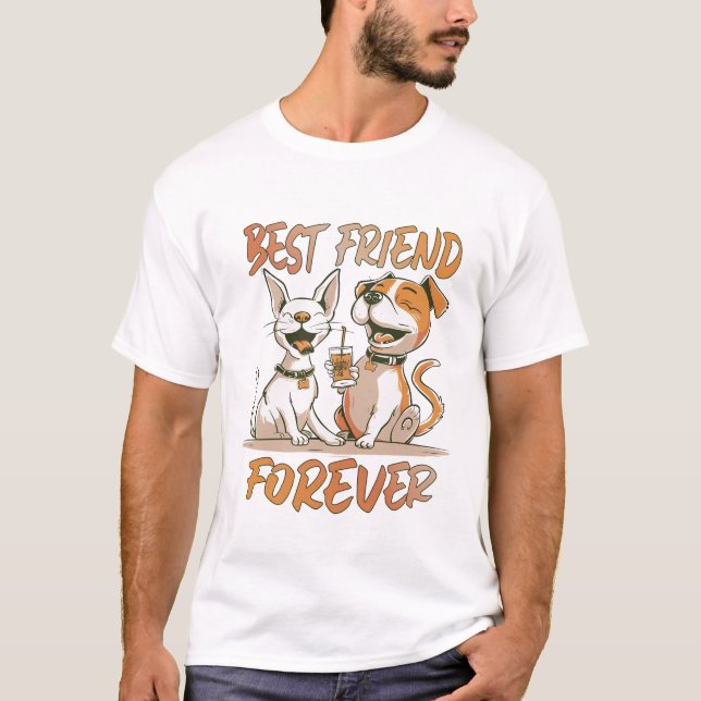 Bester Freund für immer T-Shirt (Vorderseite)