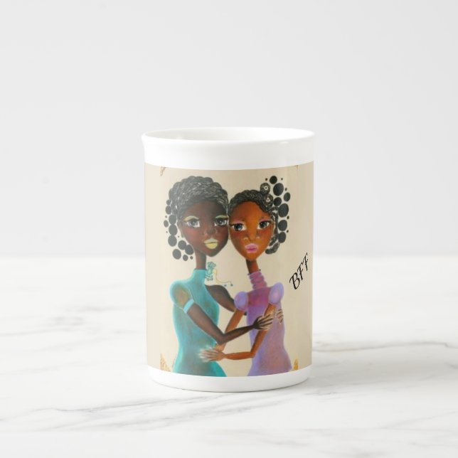 Bester Freund für Leben-Tasse Prozellantasse (Vorderseite)