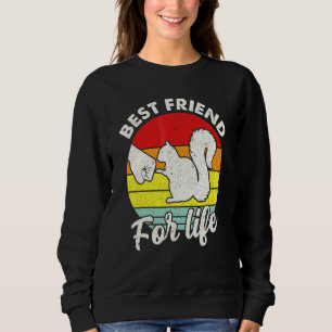 Bester Freund Fürs Leben Retro Vintage Eichhörnche Sweatshirt