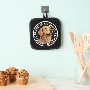 Bester Freund Golden Retriever Topflappen