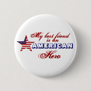 BESTER FREUND-HELD-KNOPF BUTTON