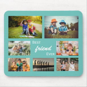 Bester Freund je 7 Square FotoCollage Mousepad