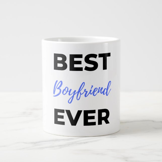 Bester Freund je Black Jumbo-Tasse (Vorderseite)