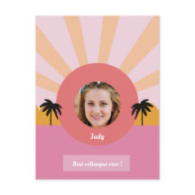 Bester Freund, je farbenfroh moderne Palme