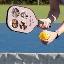 Bester Freund je Foto-Vorlage Pickleball Paddle