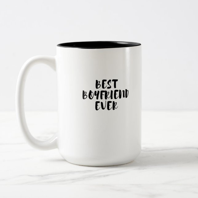 Bester Freund je Zweifarbige Tasse (Links)