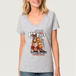 Bester Freund (Leichtmodus) | Frauen V-Ausschnitt T-Shirt