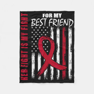 Bester Freund Multiples Myelom-Bewusstsein Amerika Fleecedecke